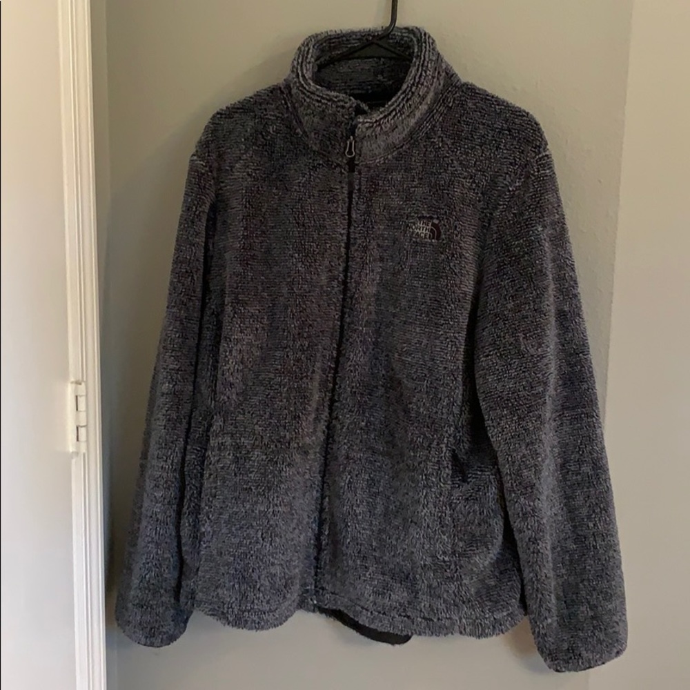 The North face fleece zip up jacket